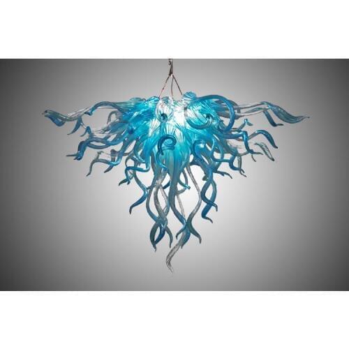 Best Quality Modern Design LED Saving Light Source Style Murano Glass Chandelier Hanging Light for Bedroom
