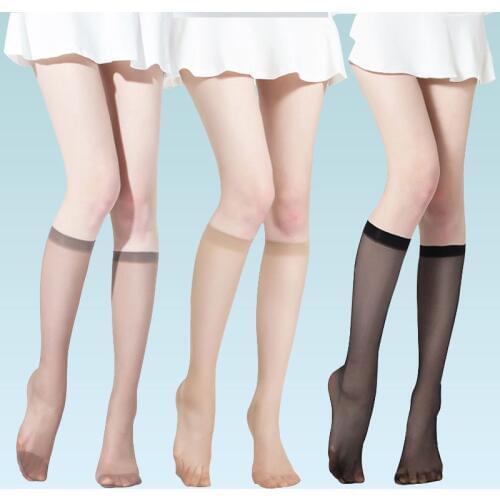 New Sexy High Quality Women Hold Up Nylon Stockings Female Medias Transparent Mesh Thigh High Stocking 5 Pairs
