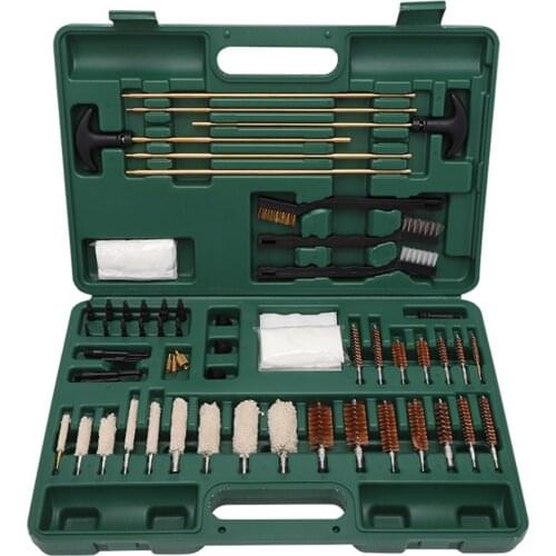 Hunting Universal Gun Cleaning Kit Brass Brush For for All 9mm .22/40/45/380 Caliber Guns