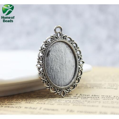 Fashion Antique Silver Color DIY Four Round Listing Charms For Jewelry Making Handmade 10pcs ZA1275 40x30 18 28x25mm