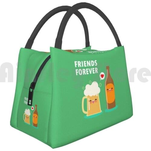 Portable Insulation Bag Funny Beer Best Friends Design Beer Beer Lover Love Beer Beers Lager Pale Ale Ipa Brew