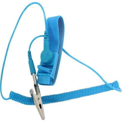 Adjustable Anti Static Bracelet Electrostatic ESD Discharge Cable Reusable Wrist Band Strap Hand With Grounding Wire