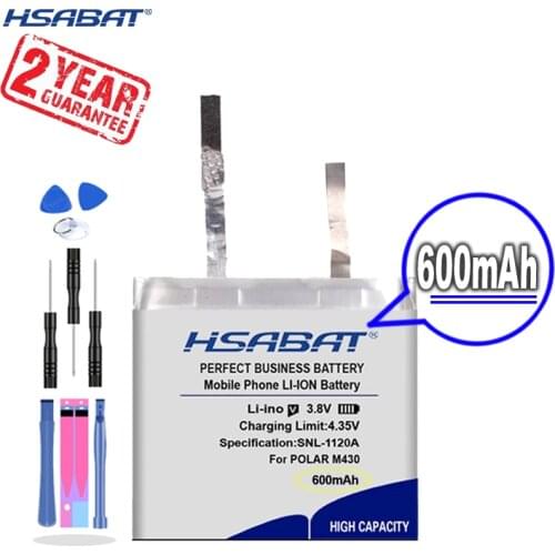 New Arrival [ HSABAT ] 600mAh Replacement Battery for POLAR M430 M400 GPS Sports Watch
