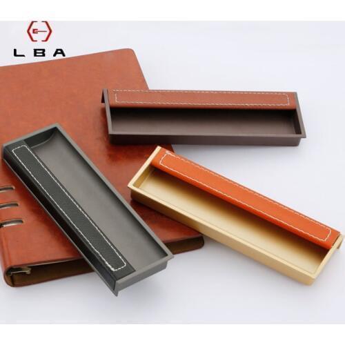 Modern Minimalist Cabinet Closet Button Handle Simple European Sliding Door Drawer Embedded Handle Furniture Hardware