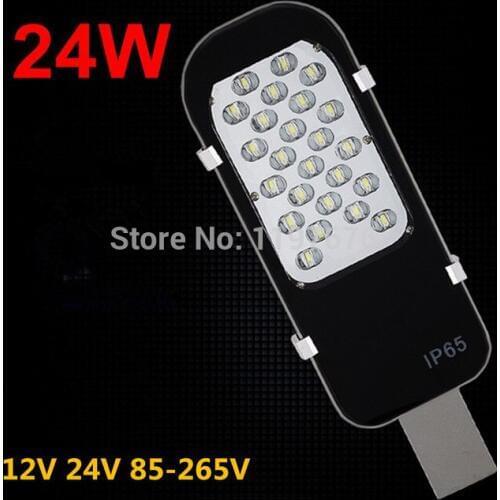 24W LED Road Lamp AC85-265V Outdoor Street light DC12V DC24V Warm White/Cold White LED Street light Free shipping,High Quality