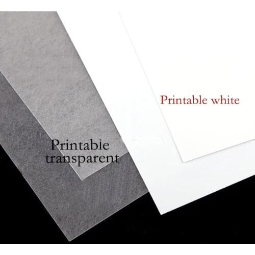 10Pcs A4 Inkjet Printing Shrinks film Plastic Sheet DIY Creative decorating printable shrink films 0.3mm thickness