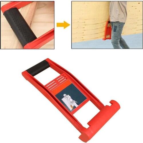 Effort-Saving Plate Lifter Heavy Duty Drywall Sheet Board Tool Lifter Carry Red Handle Color Carrier Panel Wood Q7D0