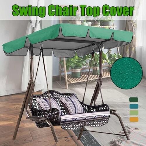 Summer Waterproof Hammock Cover Canopy Replacement for Garden Courtyard Outdoor Swing Chair Hammock Canopy Swing Chair Awning