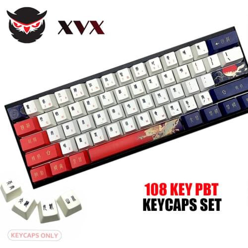 Taoism Key Caps Mechanical Keyboard Cherry MX Keycaps OEM XDA PBT Keycaps Set For Womier K61,anne Pro 2,gk61,ducky One 2 Mini