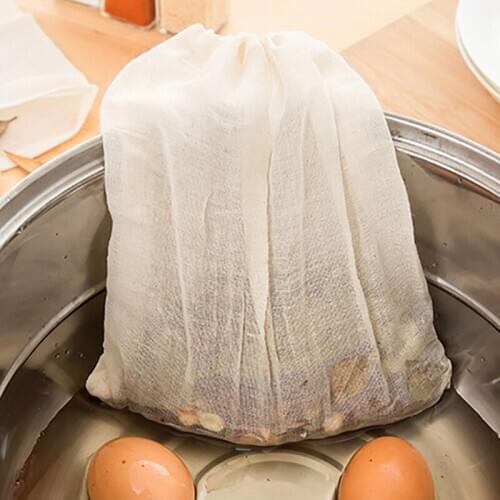 1 PCS/Set Degradable Organic Cotton Mesh Bag Vegetable Cotton Mesh Bag Fruit Mesh Bag Reusable Bags Reducing Carbon Footprint