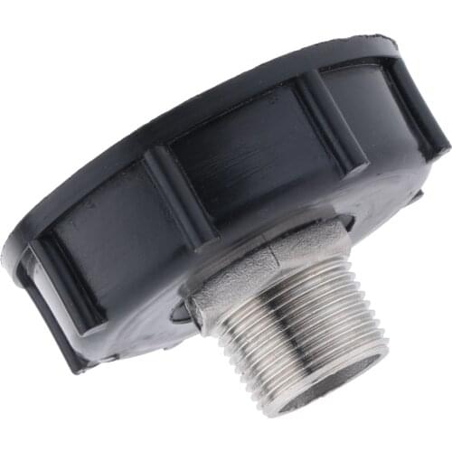 2 inch IBC Tote Tank Valve Adapter Connector, DN50 Coarse Thread - 3/4 inch Male Thread, for Hose Pipe, Durable