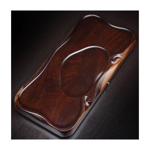 Free Shipping Creative Ebony Solid Wood Tea Tray Tea Table Home Office Chinese Kung Fu Tea Tray Coffee Table Decoration Gift