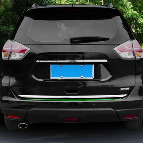 Carmilla 2Pcs/Set Car Rear Window Side Wing Cover Trim Sticker for Nissan X-Trail Xtrail T32 2013 - 2016 Exterior Accessories