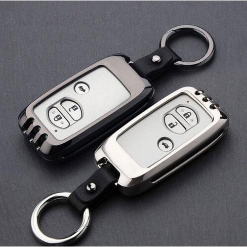 Zinc alloy car key fob cover key case For Toyota Land Cruiser Prado 150 Camry Prius Crown Subaru 2013 2014 Foreste Outback XV