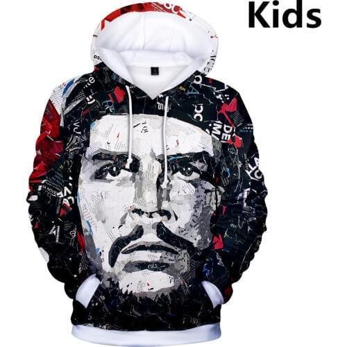 3 To 14 Years Kids Hoodies Che Guevara 3d Print Sweatshirt Hoodie Boys Girls Fashion Harajuku Jacket Coat Children Clothes