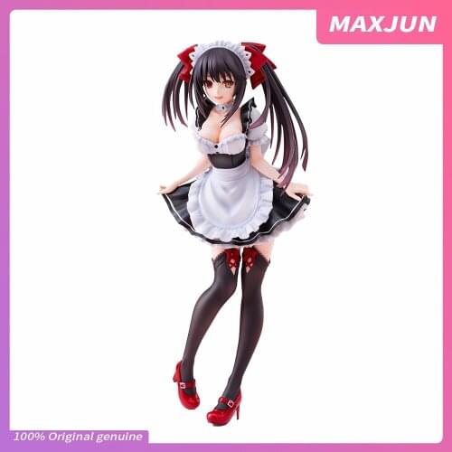 MAXJUN Anime DATE A LIVE Figures Union Creative Tokisaki Kurumi Maid 28cm PVC Model toys Nightmare sexy Action figure doll