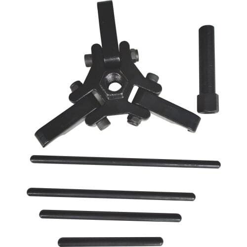 Harmonic Balancer Damper Puller Kit 3-Jaw Puller Fits Most Late Model Automobiles 4 Forcing Rods