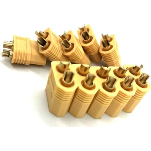 JDRC 20pcs XT60 XT-60 Male Female Bullet Connectors Plugs For RC Lipo Battery For RC Drone Helicopter