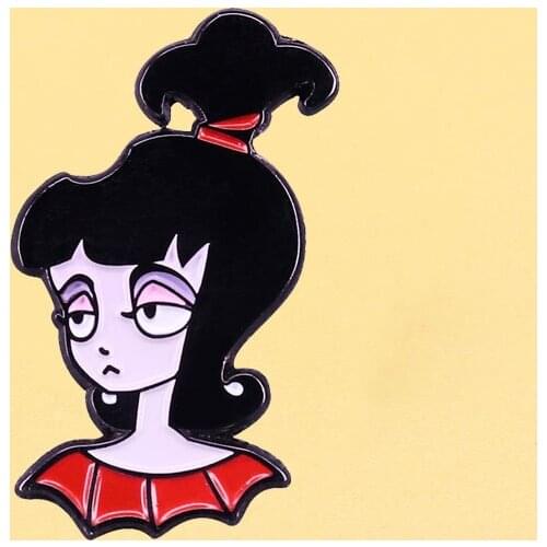 Beautiful Girl Enamel Pins And Funny Metal Cartoon Brooch Men Women Fashion Jewelry Gifts Anime Movie Novel Hat Lapel Badges