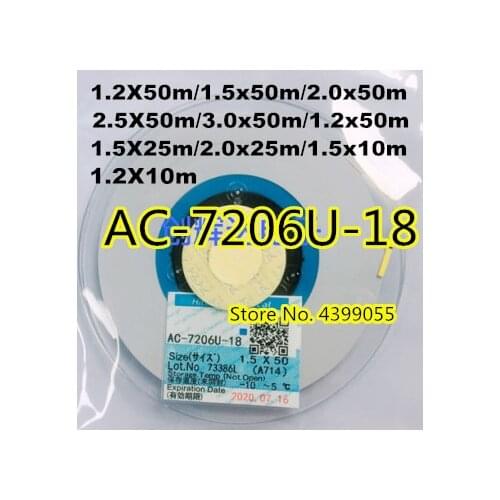 ACF AC-7206U-18 7206U-18 TAPE For LCD Screen Repair 1.2/1.5/2.0mm*10m/25m/50m