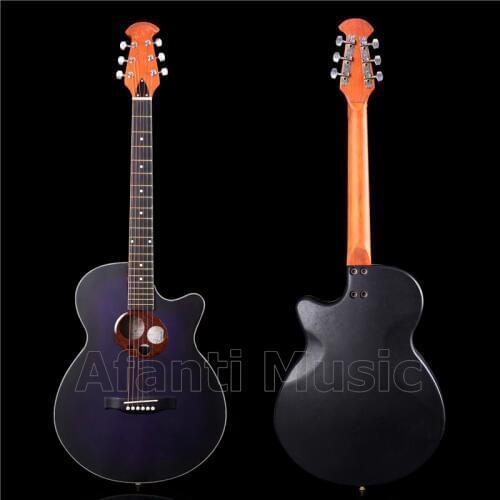 HOT! Afanti Music Super Roundback/ Carbon Fiber Back & Side Acoustic guitar (ANT-055)