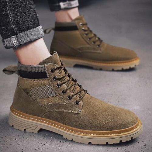Casual Boots Men Casual Shoes Men Fashion Sneakers Leather Mens Sneaker For Sports Man Shoe Hot Flat Leisure 2020 Black