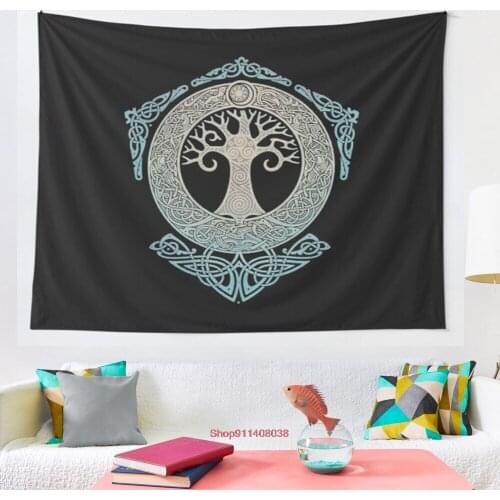 YGGDRASIL TREE OF LIFE tapestry Wall Hanging Tapestry for Home Dorm Fantasy Decor