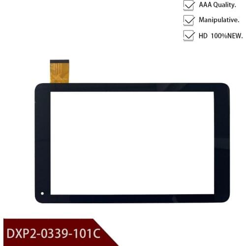 Black New Touch Screen Digitizer For 10.1'' inch DXP2-0339-101C Tablet Touch panel sensor replacement Free Shipping