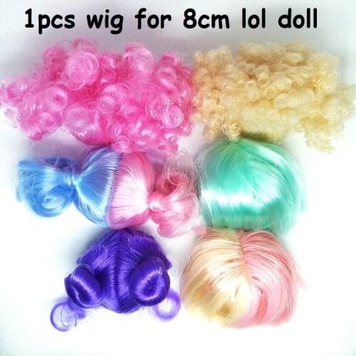 New Arrival Beautiful doll Wig for LOLI dolls Sisters baby doll Hair Wigs Girl Toys DIY Kid Birthday Christmas Gift