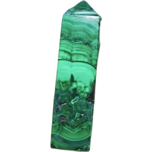 Natural Crystal Malachite Towers Quartz Mineral Obelisk， Healing Stone Energy Ore，Home Decoration