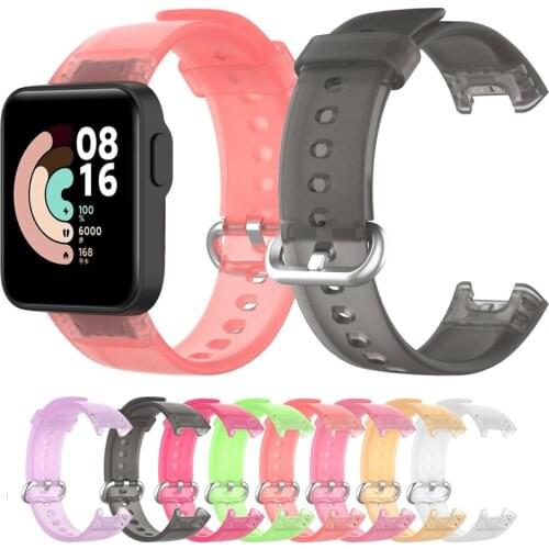 2021 new transparent TPU strap bands for xiaomi watch lite strap replacement watch bands for Redmi Watch Lite Strap Correa