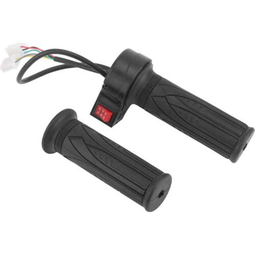 1Pair Electric Bike Throttle Grip 3 Gear Speed Control Throttle Handlebar Electric Bicycle Scooter Twist Throttle Accelerator