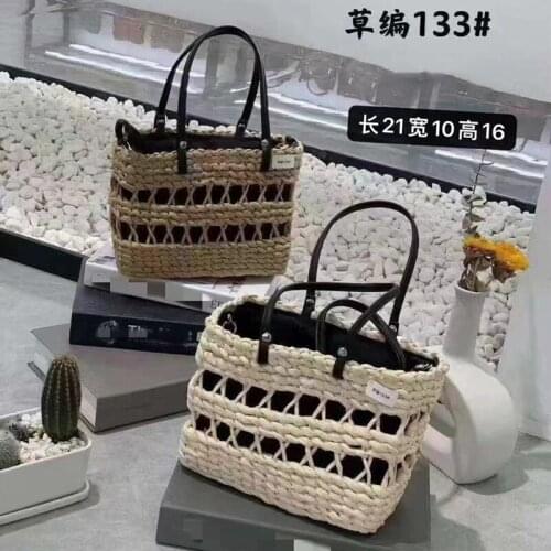 Straw Woven Bag Handbag Shoulder Messenger Crossbody Bags For Women Retro Totes Casual Fashion Beach Bag Shopping Bag Wallet