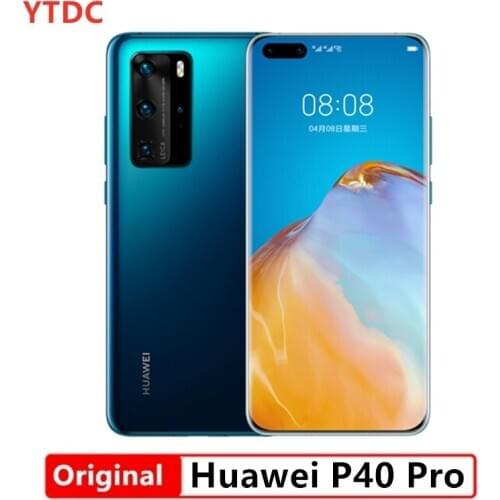 HUAWEI P40 Pro 8GB 128GB 5G Cell Phone Kirin 990 5G SoC chip 4200mAh 5000MP 50 million ultra-sensing Leica quad 50x digital zoo