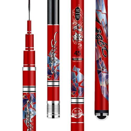 Ultra light telescopic fishing rod 3.6-7.2 meters high carbon super hard 28 tonal carp rod hand fishing rod big fish