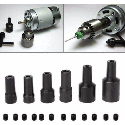 1 Set 4-12mm Motor Shaft B10 Drill Clamp Chuck Coupling Coupler Connector Sleeve Screw