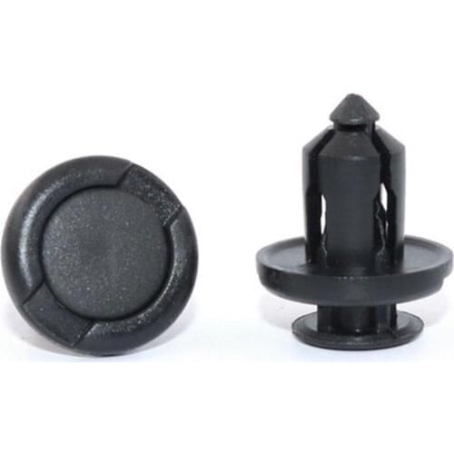 20PCS 10mm Hole Car Bumper /Fender Plastic Push Rivets Clips Fastener For Honda Car For Honda Black Styling C9I0