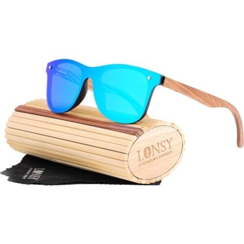 2021 men and women natural wood polarized fashion sunglasses zebra wood Driving UV400 sunglasses