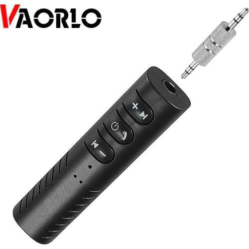 VAORLO Bluetooth Receiver AUX 3.5mm Jack Handsfree Bluetooth Car Kit Music Audio Wireless Transmitter Adapter For Car Headphones