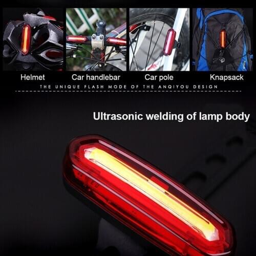 Bike Light LED Waterproof Front Head light+Tail light 300Lumens USB Rechargeable3 Modes Bicycle Lamp with Wolf Star taillight