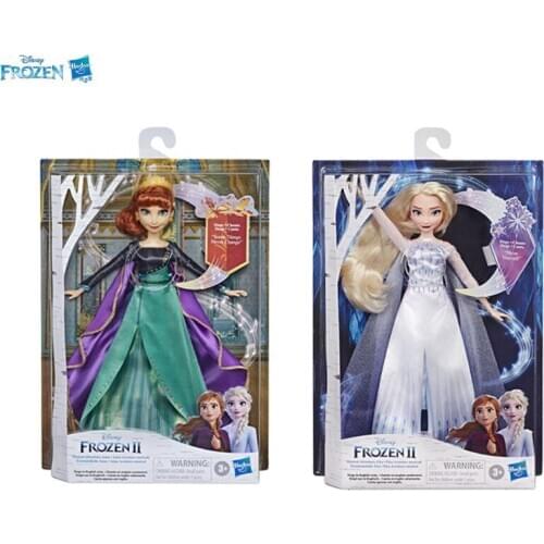 Hasbro The Film Frozen2 Singing In Costume Music Elsa Ana Amari Sound and Light Dress Up Doll Doll Adult Gift
