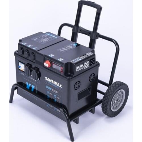 Lithium battery pack dc 5v 9v 12v portable 120v output generator 300w ac 2000wh solar power outdoor station for all electron