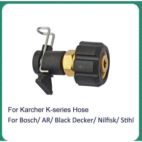 Pressure Washer OutletHose Connector Converter for Karche Bosche AR Black Decker Patriot Dawoo Nilfisk STIHL Water Cleaning Hose