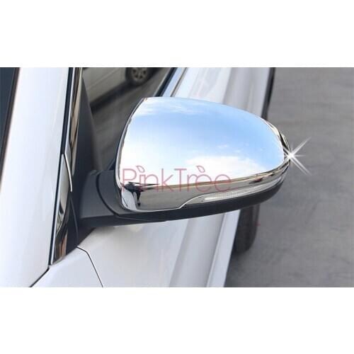 Chrome Side Door Mirror Cover For Hyundai Tucson 2016 2017 2019 Rear View Cap Car Styling Accessories