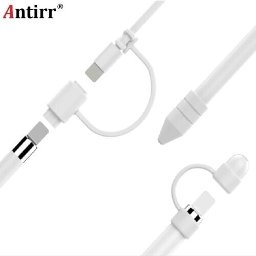 Lightweight Silicone Pen Full Case for Apple Stylus Pencil, Washable Sleeve for iPad Pro 12.9 10.5 9.7 inch Cap Tip Cover Holder