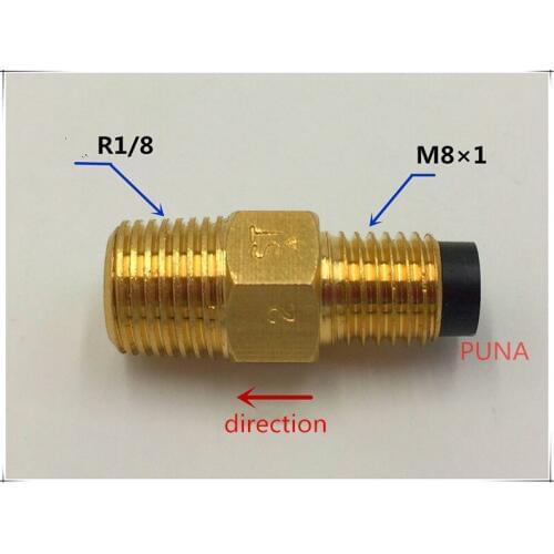 M8*1 inlet,R1/8 outlet Brass metering unit CST for centralized lubrication system/CNC machine centre
