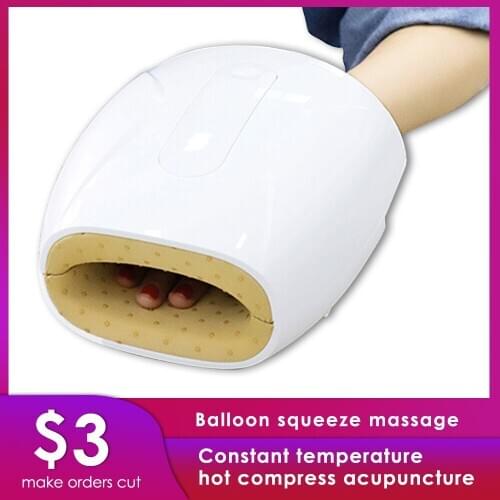 Heated Hand Massager Physiotherapy Equipment Massage Device for Palm Pressotherapy Air Compression Finger Massager Apparatus