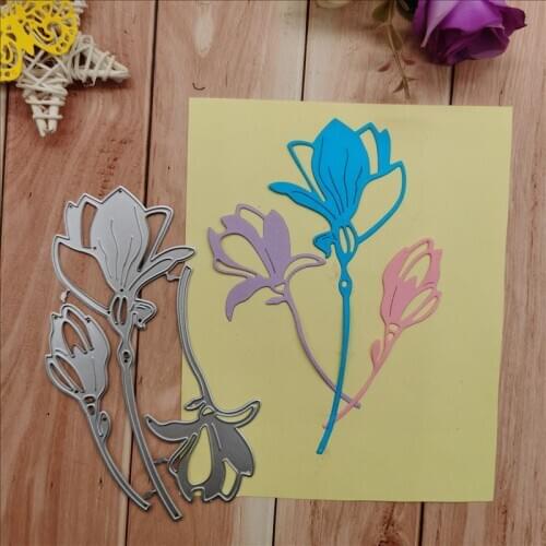 Lotus Metal Cutting Dies for DIY Scrapbooking Album Paper Cards Decorative Crafts Embossing Die Cuts