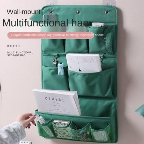 Multifunctional Eco-friendly Wall Hanging Fabric Storage Bag Hanging Bag Dormitory Good Things Wall Hanging Storage Bag