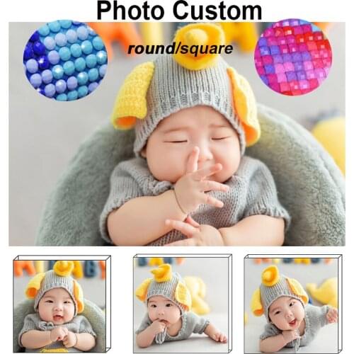 Photo Custom Diamond Art Painting Cross Stitch Kit Full Drills Picture of Rhinestone DIY Diamond Mosaic Embroidery Pattern Sales